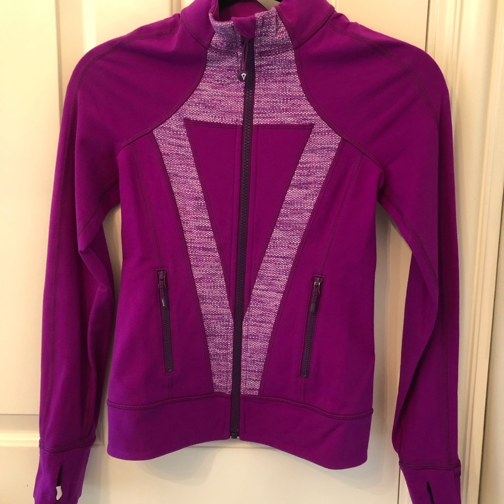 Ivivva Purple Zip Up Girls Size 10